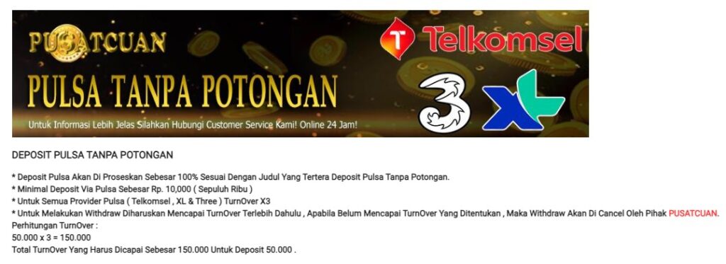 Sejarah Kemunculan Deposit Pulsa